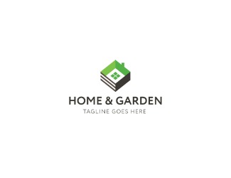 Projekt logo dla firmy Home Garden Dom i Ogród | Projektowanie logo